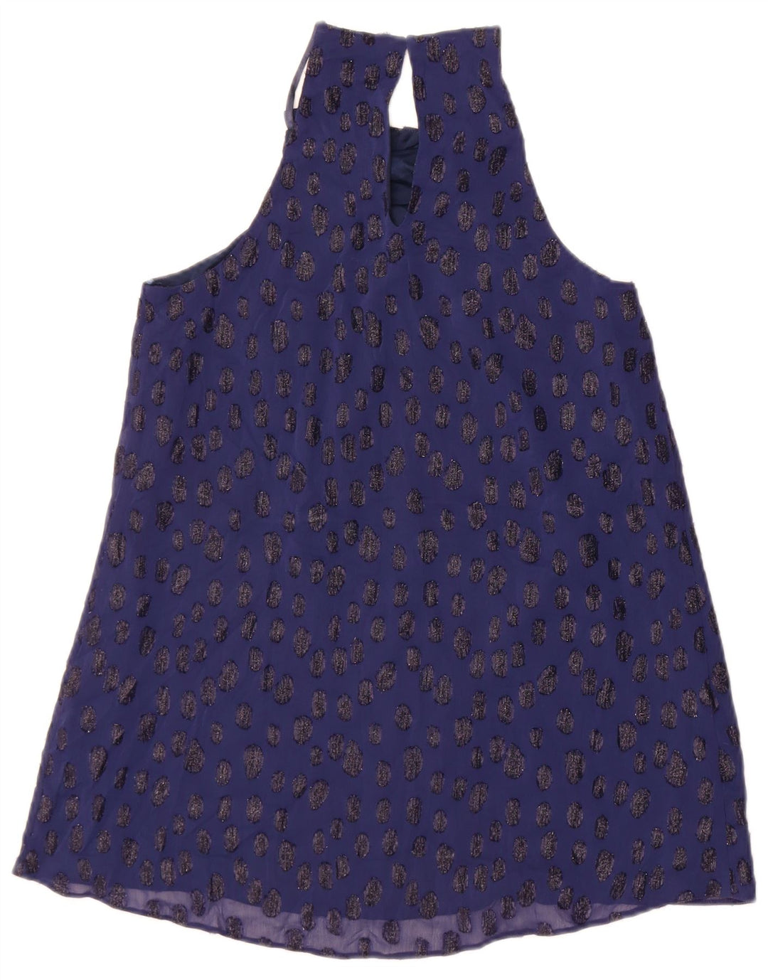 Top alla caviglia da donna Coast UK 10 piccolo blu navy maculato