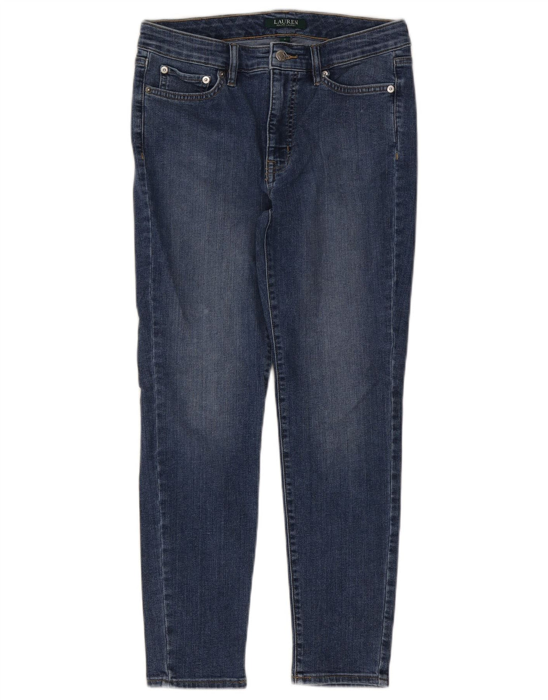 Jeans aderenti da donna Ralph Lauren US 6 Medio W30 L26 Cotone Blu