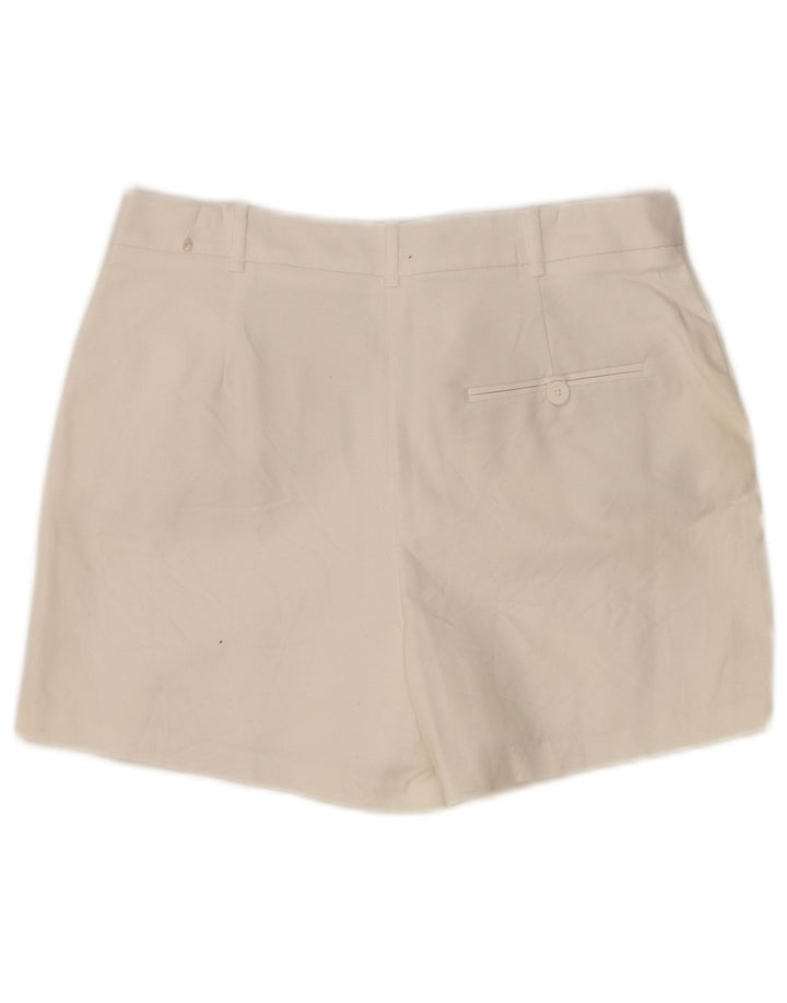 Pantaloncini chino a vita alta da donna Zara medi W28 bianchi