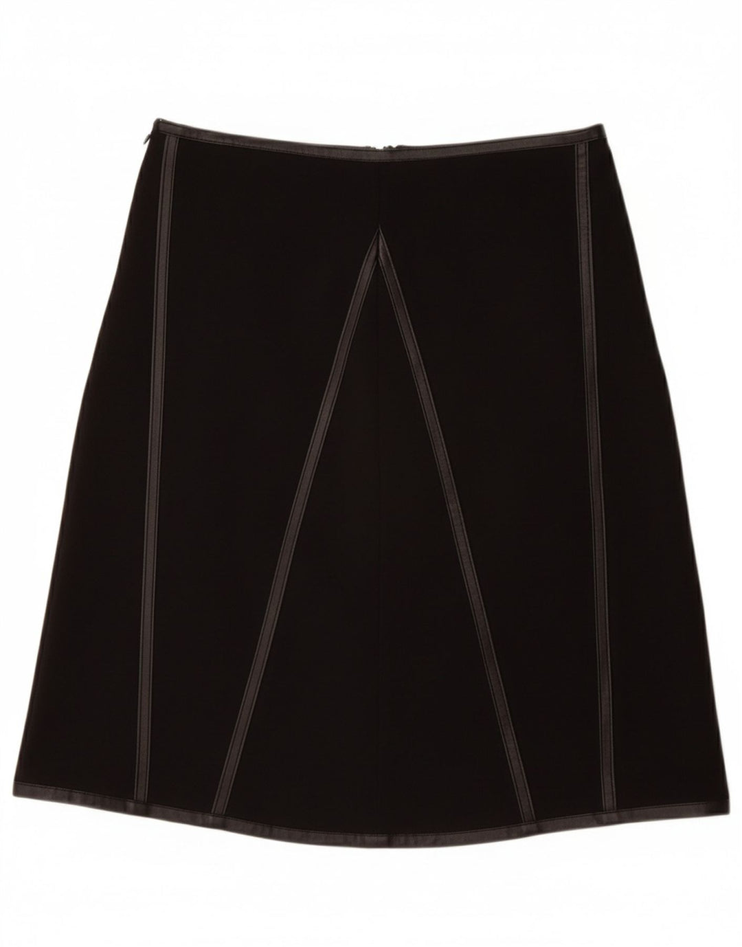 Gonna a trapezio da donna VINTAGE W28 media nera