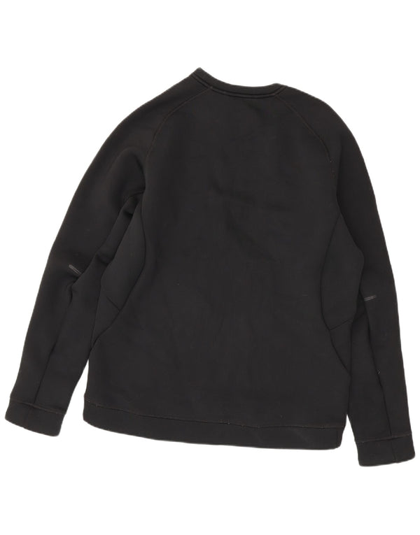 Felpa Nike Therma-Fit da uomo, grande, in poliestere nero