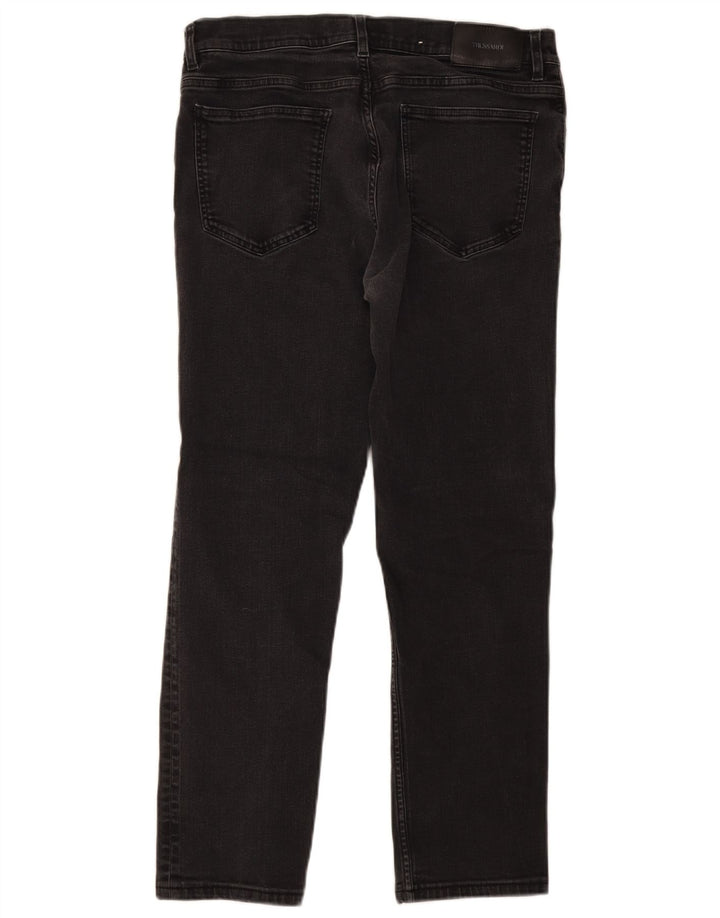 Jeans Slim Uomo Trussardi W34 L28 Cotone Grigio