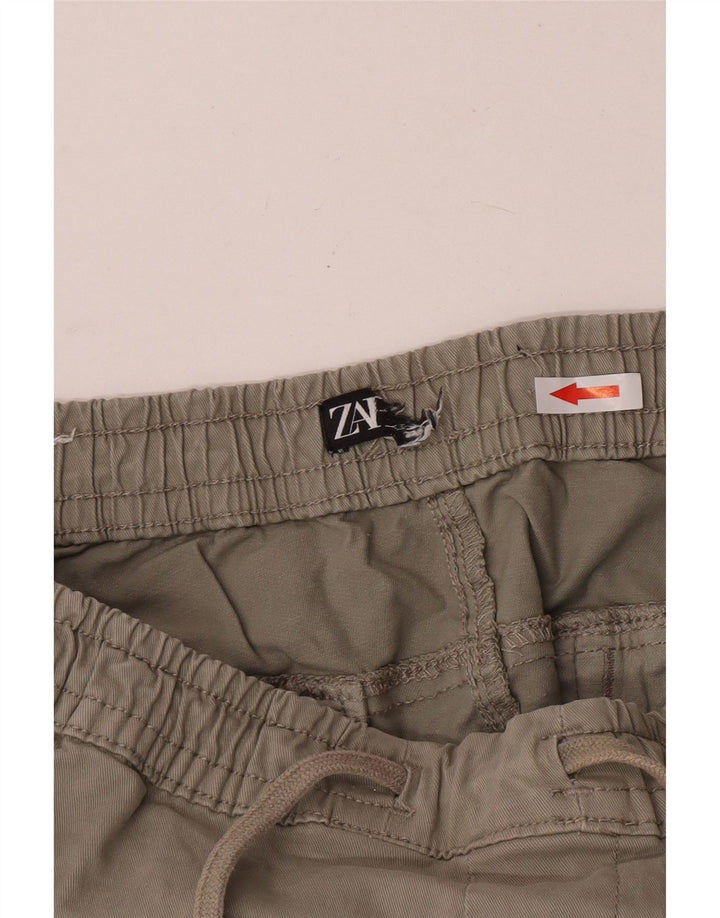 Pantaloni cargo da jogging da uomo Zara W30 L27 in cotone grigio