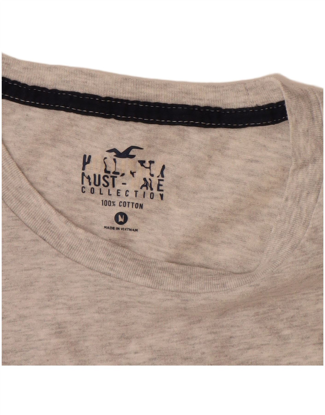 T-shirt da uomo HOLLISTER Top in cotone mélange grigio medio