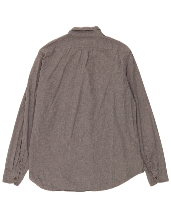 Camicia da uomo J. Crew vestibilità classica XL in cotone grigio