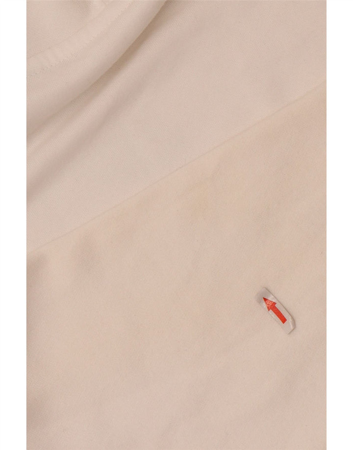 Maglione con cappuccio grafico NIKE da uomo in cotone bianco medio