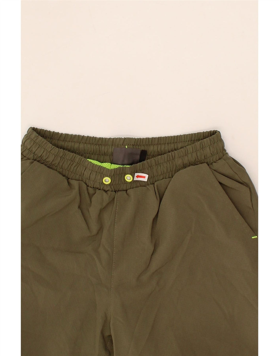 EDDIE BAUER Boys Sport Shorts 10-11 Years Medium Khaki Polyester Vintage Eddie Bauer and Second-Hand Eddie Bauer from Messina Hembry 