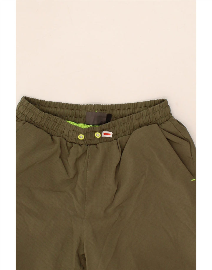 EDDIE BAUER Boys Sport Shorts 10-11 Years Medium Khaki Polyester Vintage Eddie Bauer and Second-Hand Eddie Bauer from Messina Hembry 