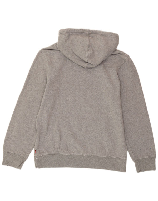 Maglione con cappuccio grafico da donna LEVI'S UK 14 Cotone grigio medio