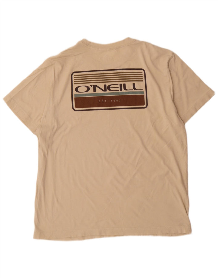 T-shirt grafica da uomo con vestibilità standard O'Neill XL Beige