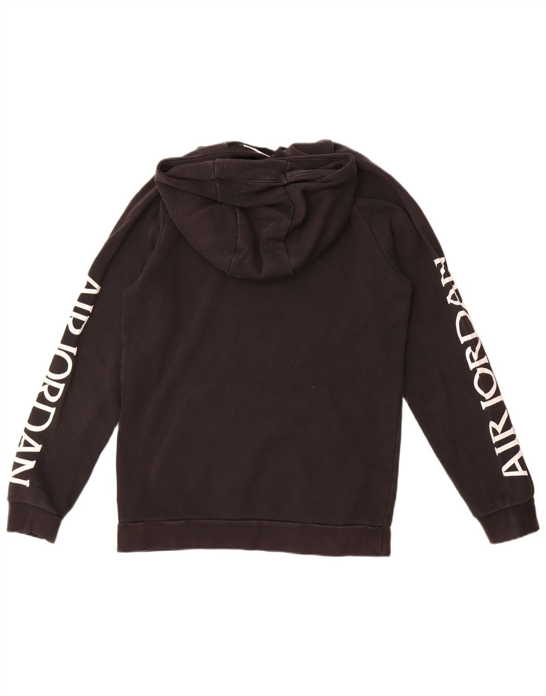 Felpa con cappuccio grafica Nike da uomo piccola in cotone nero