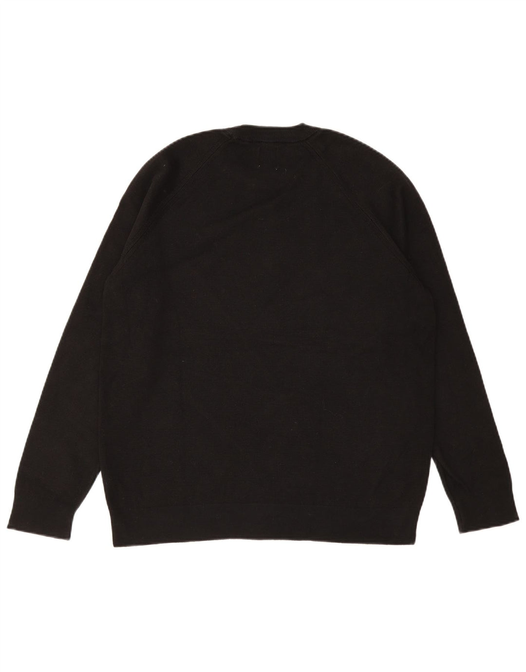 Maglione ZARA da uomo girocollo in cotone nero medio