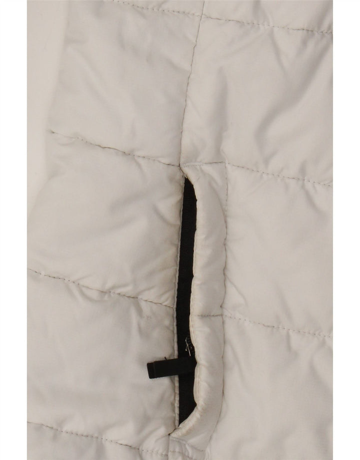 Giacca imbottita con cappuccio da donna The North Face UK 10 Small White Colourblock