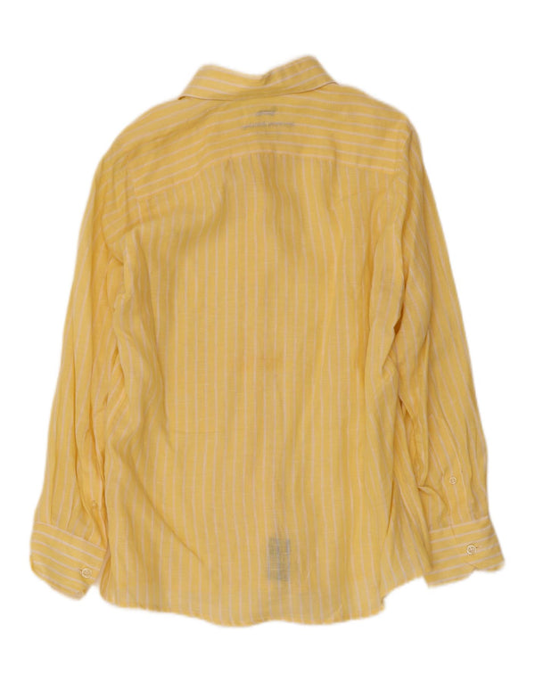 Camicia da uomo Harmont & Blaine vestibilità classica vestibilità stretta a righe gialle medie