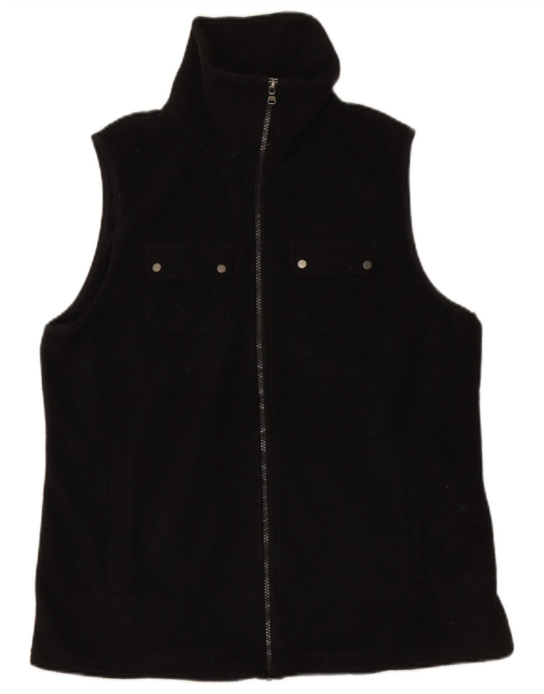 CHAPS Womens Fleece Gilet UK 18 XL Black Polyester