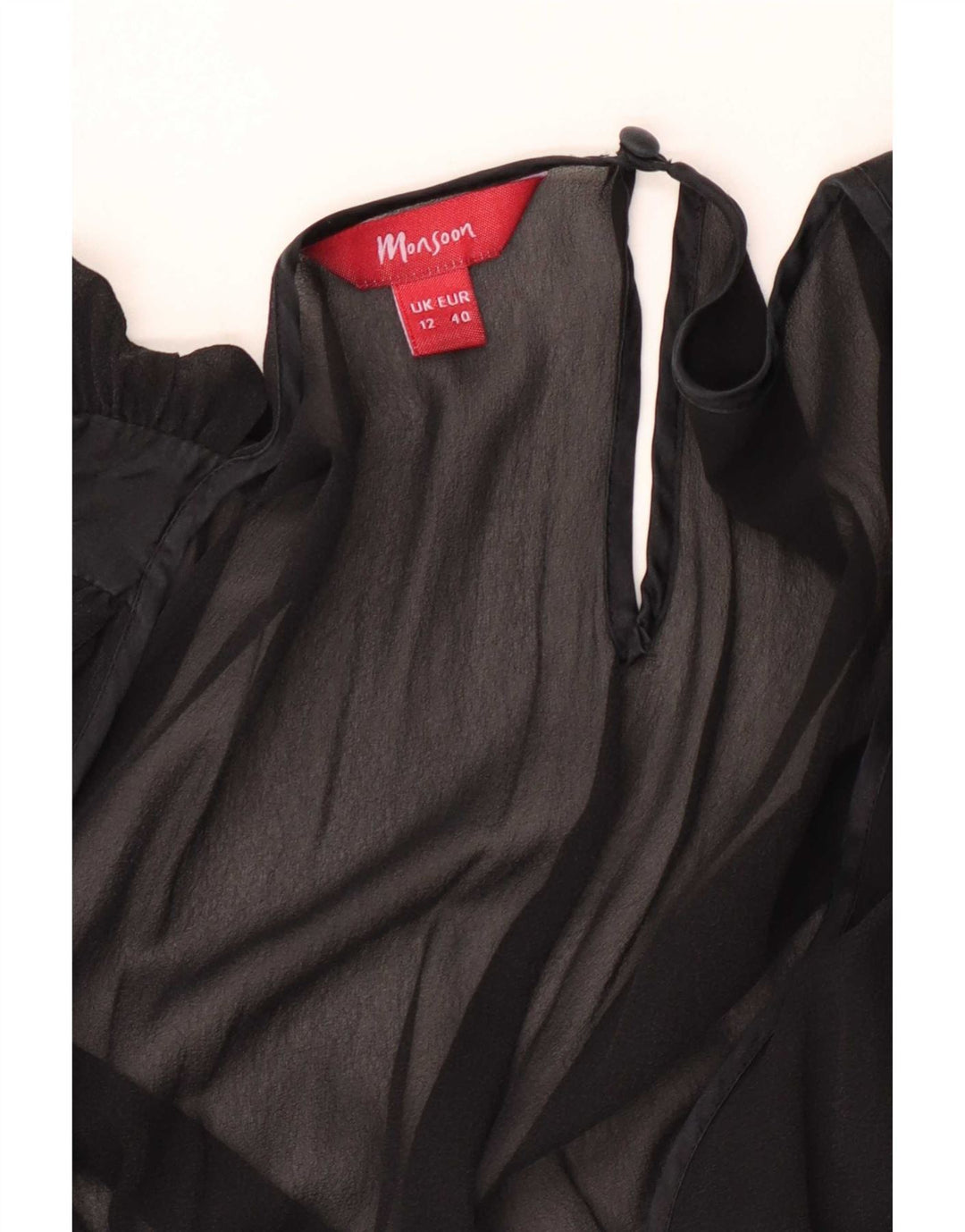 Abito impero da donna Monsoon UK 12 medio nero