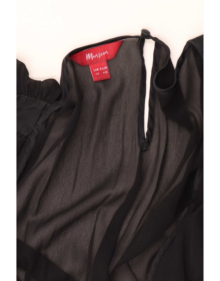 Abito impero da donna Monsoon UK 12 medio nero
