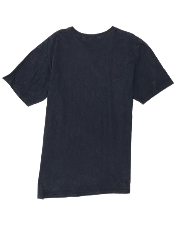 T-shirt grafica da uomo Angkor Hard Rock Cafe, grande, in cotone blu navy