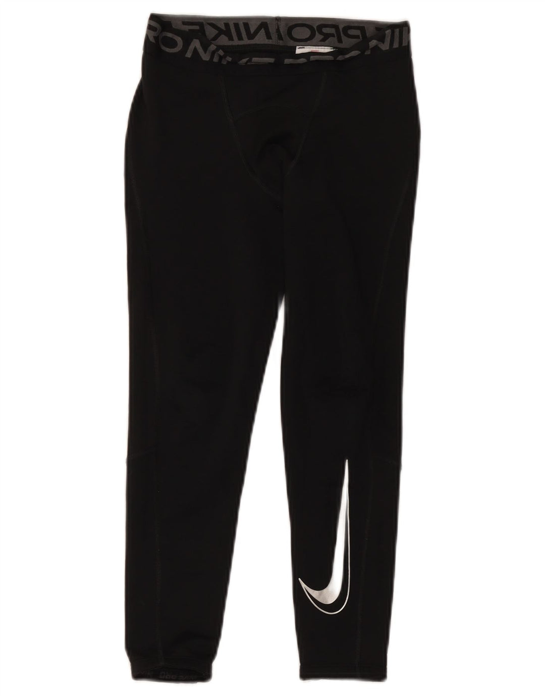 Leggings grafici Nike Dri Fit da ragazzo 8-9 anni piccoli in poliestere nero