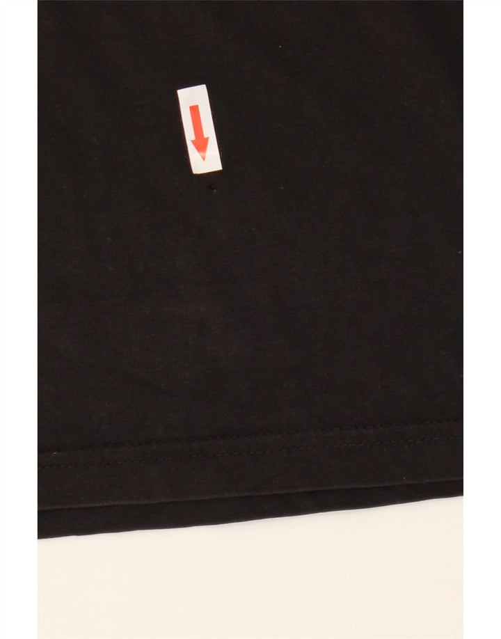 VANS T-shirt da uomo dalla vestibilità classica, top in cotone color block medio nero