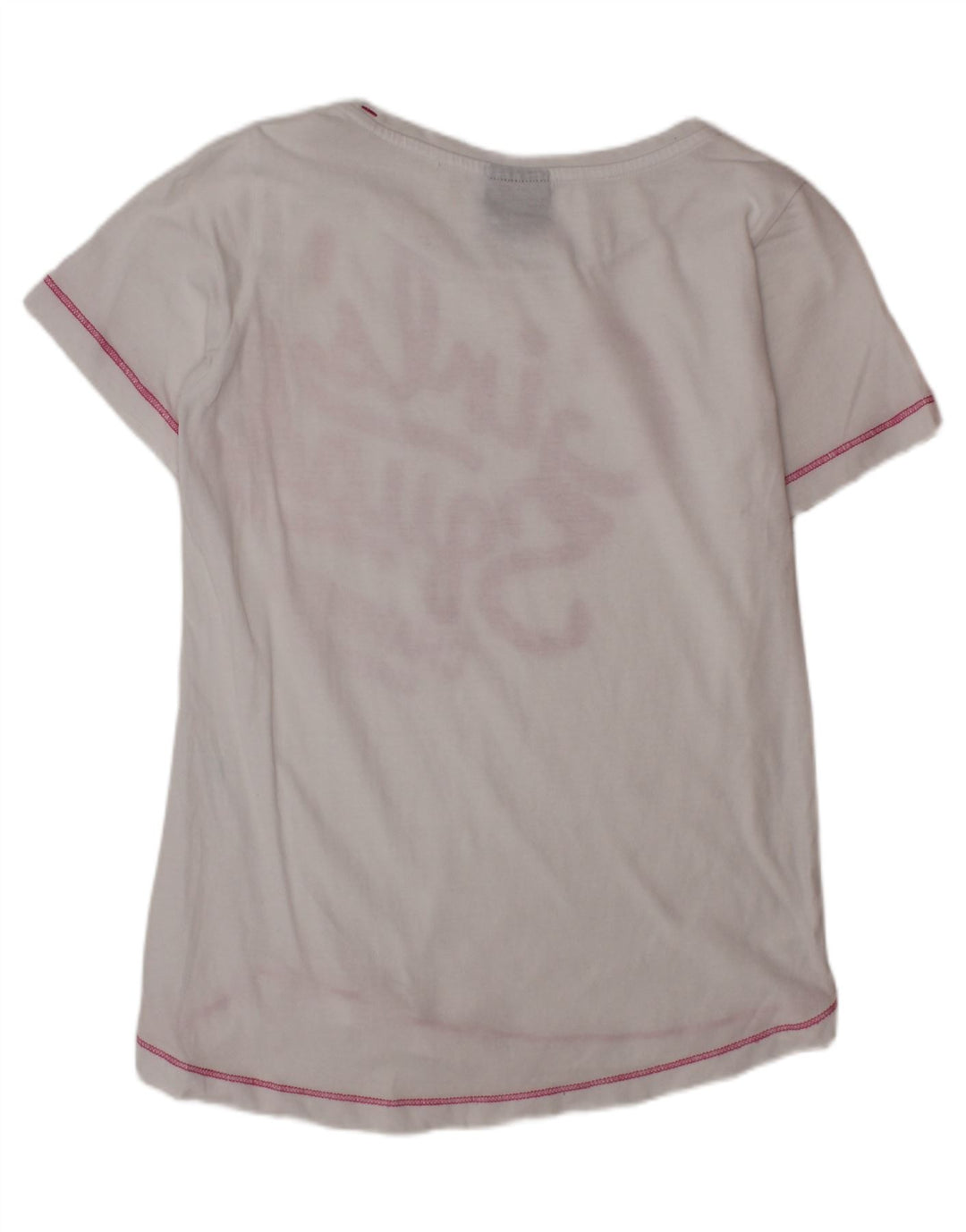 T-shirt grafica per ragazze CHAMPION Top 9-10 anni bianco medio