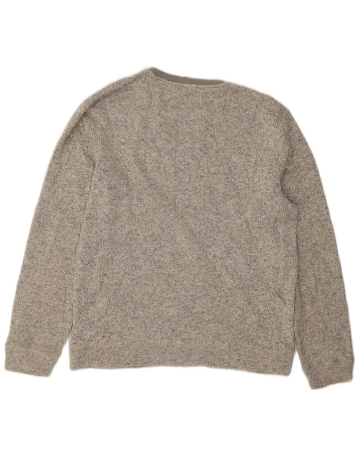 Felpa da uomo Quiksilver Maglione grande poliestere chiazzato grigio