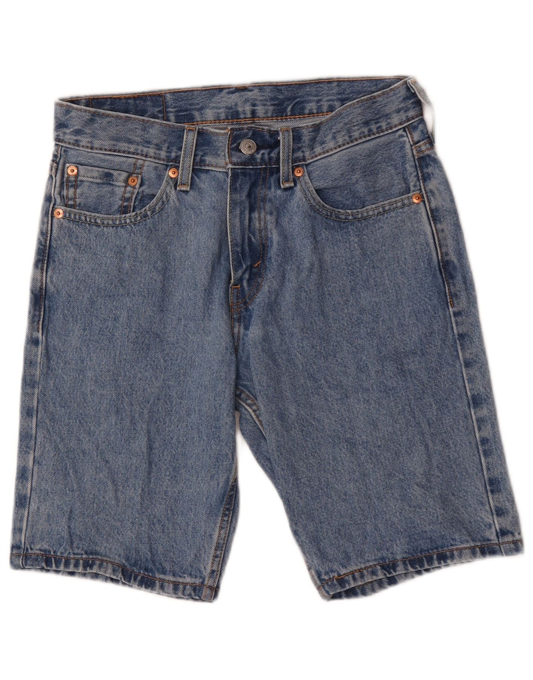 Pantaloncini di jeans Levi's da uomo 405 vestibilità standard W28 piccolo cotone blu