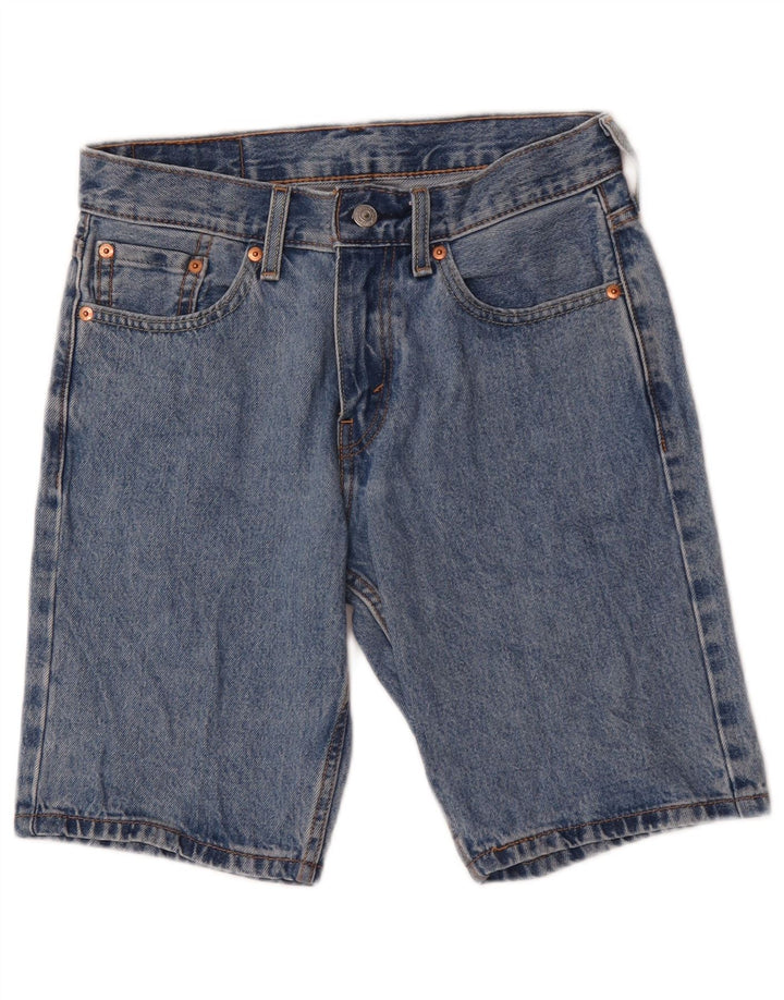 Pantaloncini di jeans Levi's da uomo 405 vestibilità standard W28 piccolo cotone blu