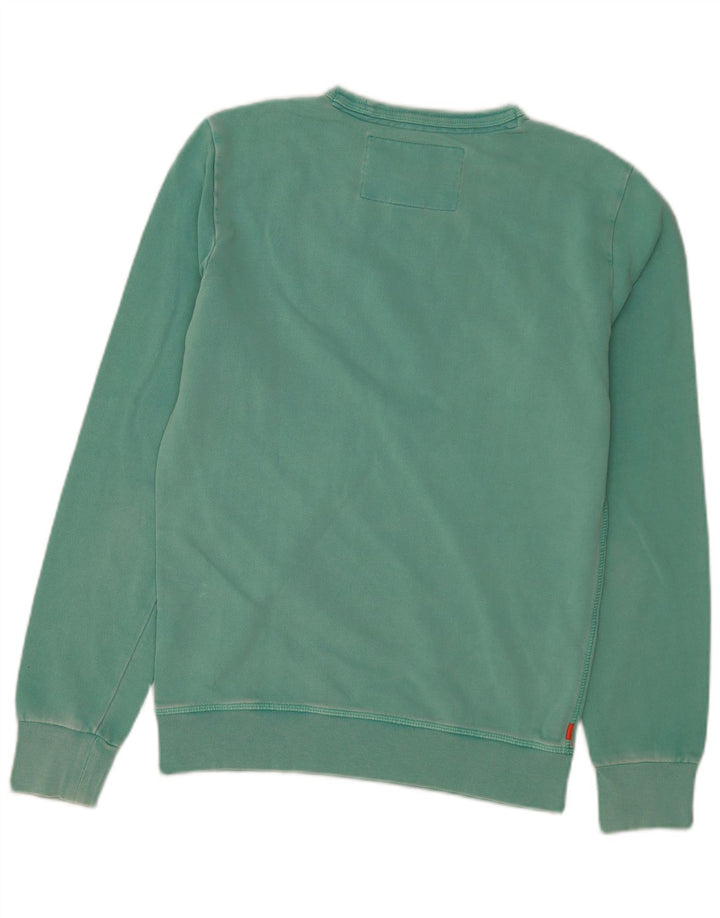 Felpa da uomo Superdry Maglione piccolo cotone verde