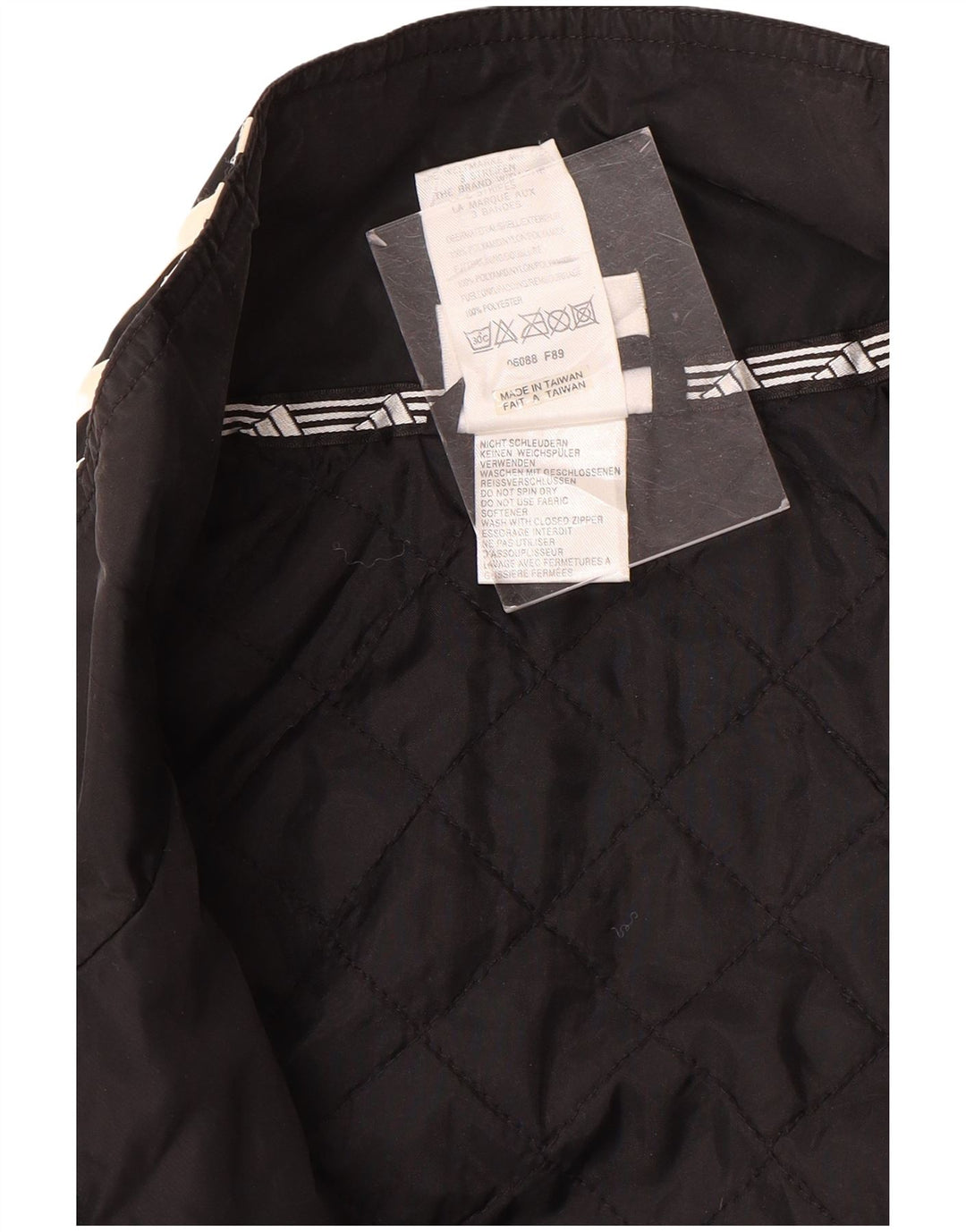 Giacca da tuta da uomo Adidas UK 44/46 grande nylon nero