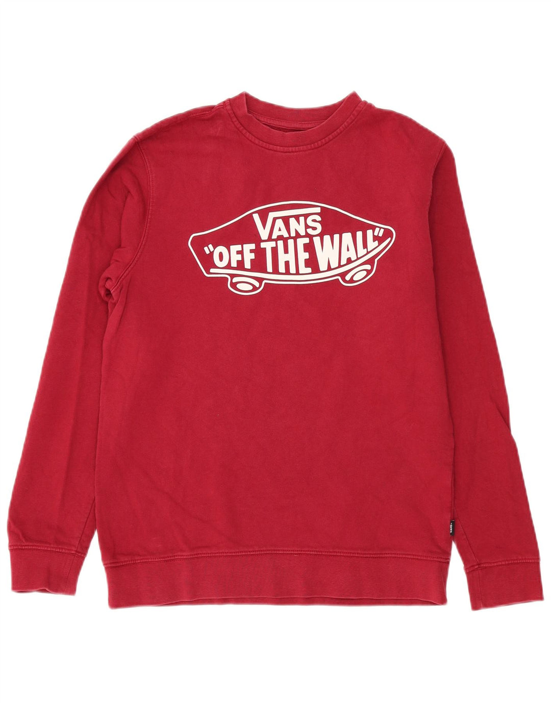 Felpa grafica da uomo di Vans, maglione piccolo bordeaux
