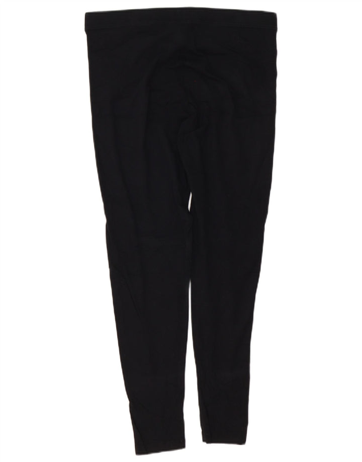 MARKS & SPENCER Leggings da donna UK 14 Grande cotone nero