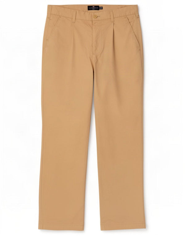 Marks & Spencer Pantaloni chino con pegged uomo blu Harbour W34 L31 Beige