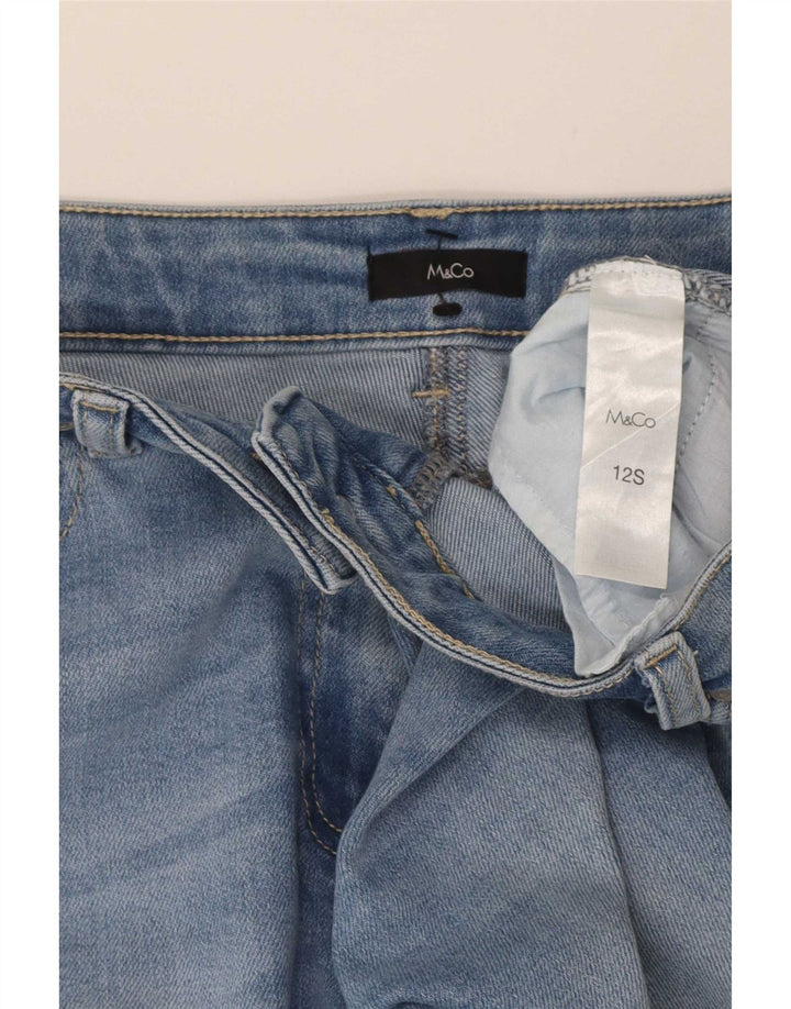Jeans slim da donna M&Co UK 12 medio W32 L27 cotone blu