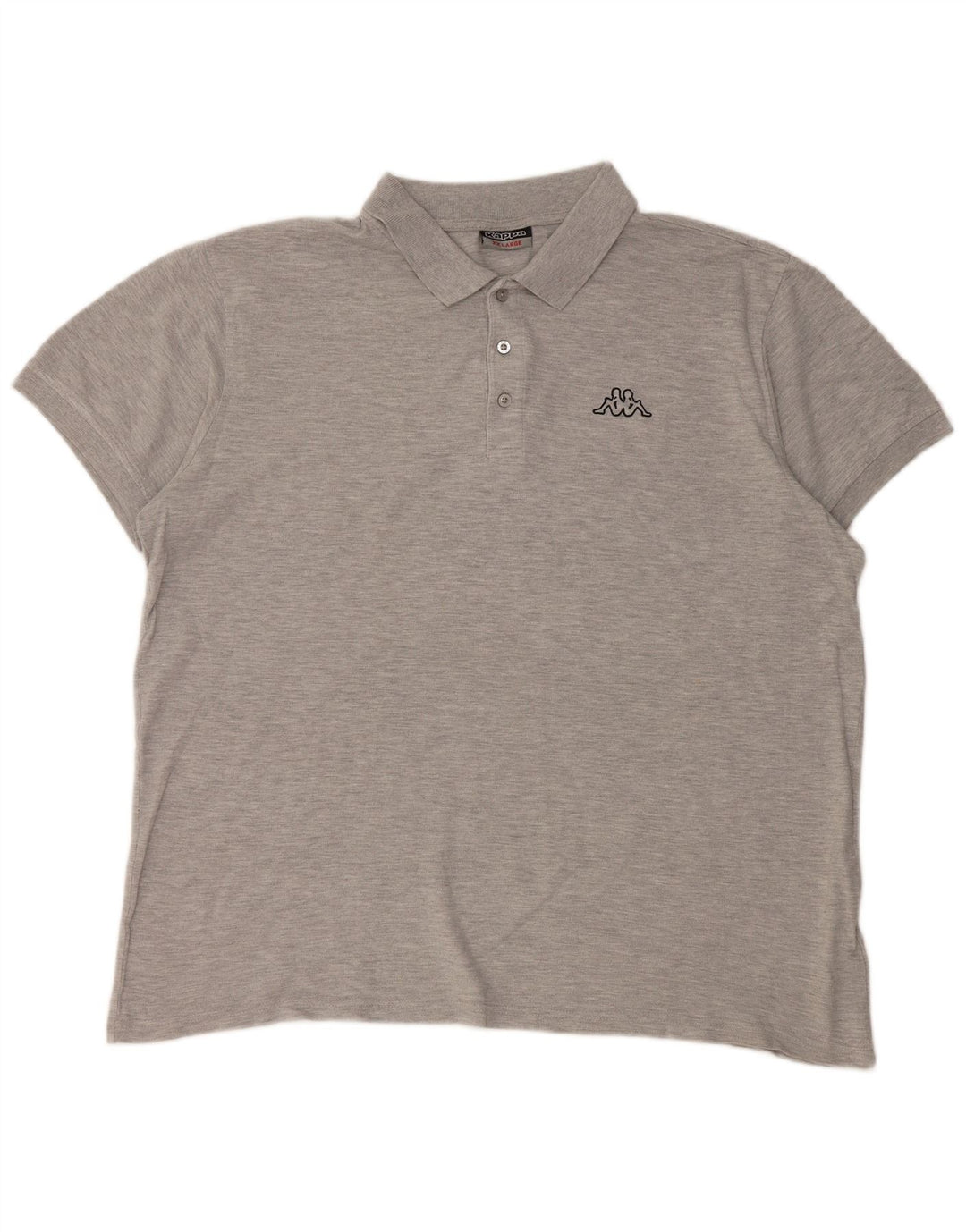 Polo da uomo KAPPA 2XL in cotone grigio