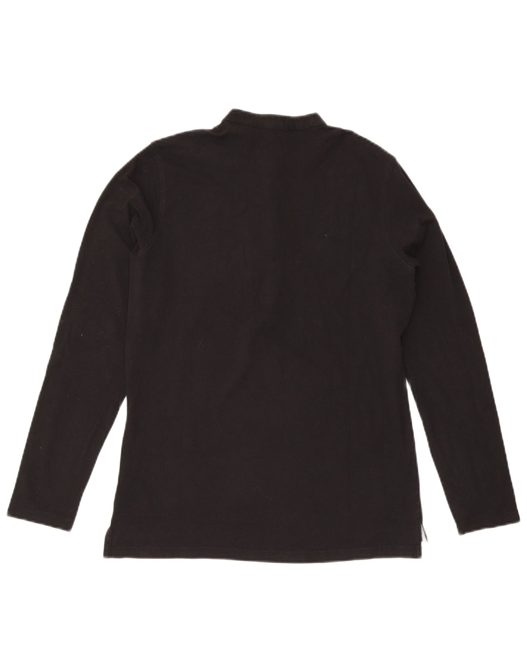 Top da donna Slam manica lunga UK 12 cotone nero medio