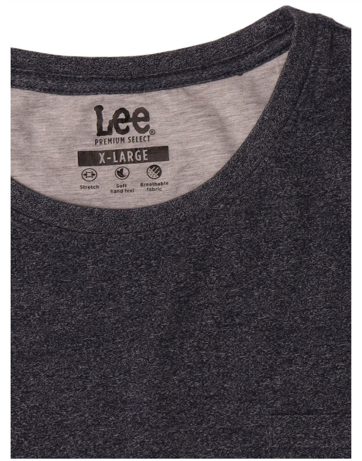 Maglietta Lee da uomo a maniche lunghe XL blu