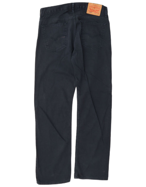 Levi's Uomo 514 Pantaloni casual dritti W34 L32 Cotone blu navy