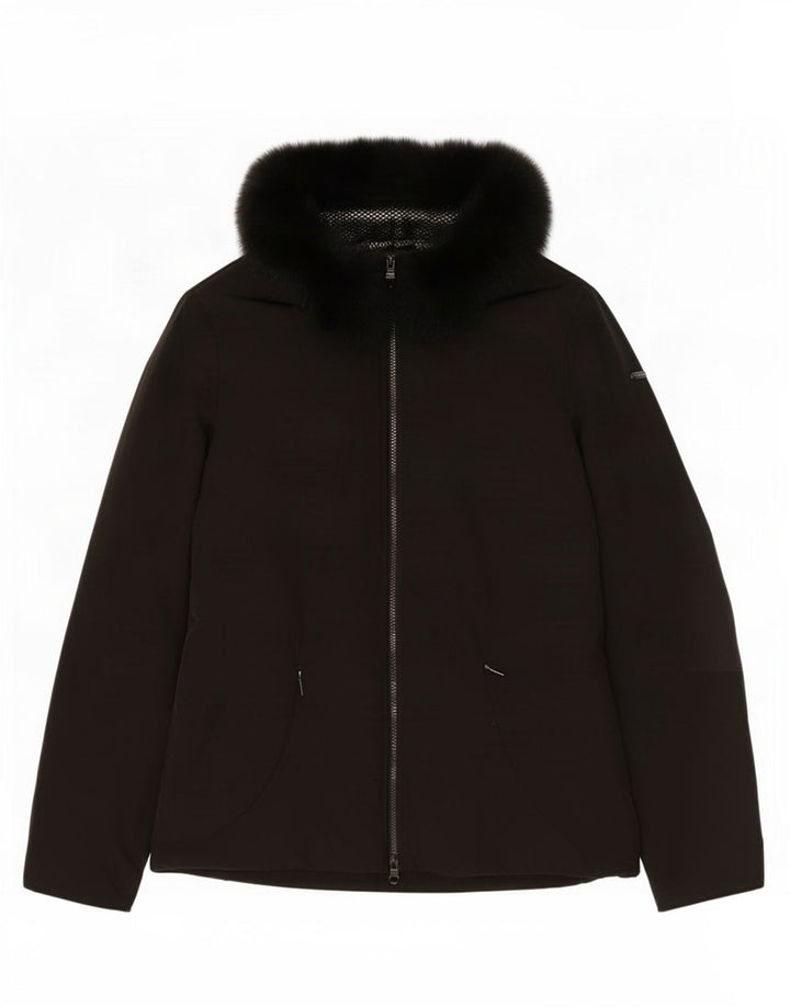Giacca Parka da donna con cappuccio Refrigiwear IT 48 Large Nera