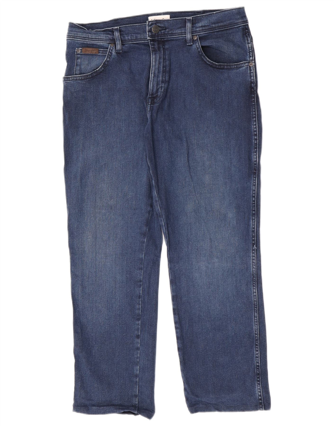 Jeans Wrangler Texas Slim da uomo W32 L26 cotone blu navy