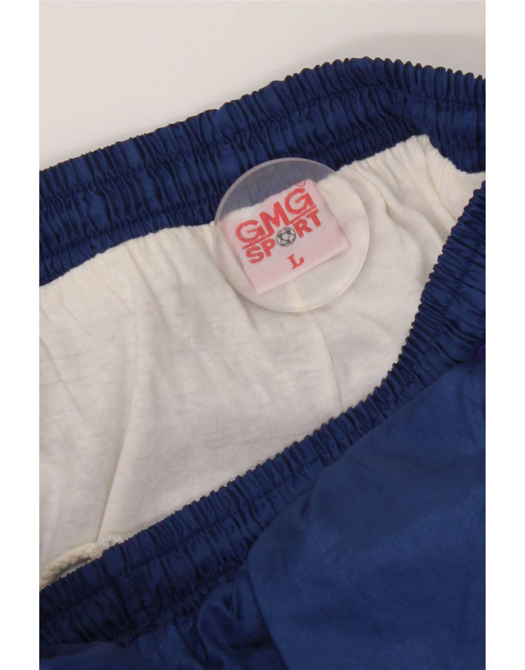 Pantaloni da tuta da uomo vintage da jogging grandi poliestere blu navy