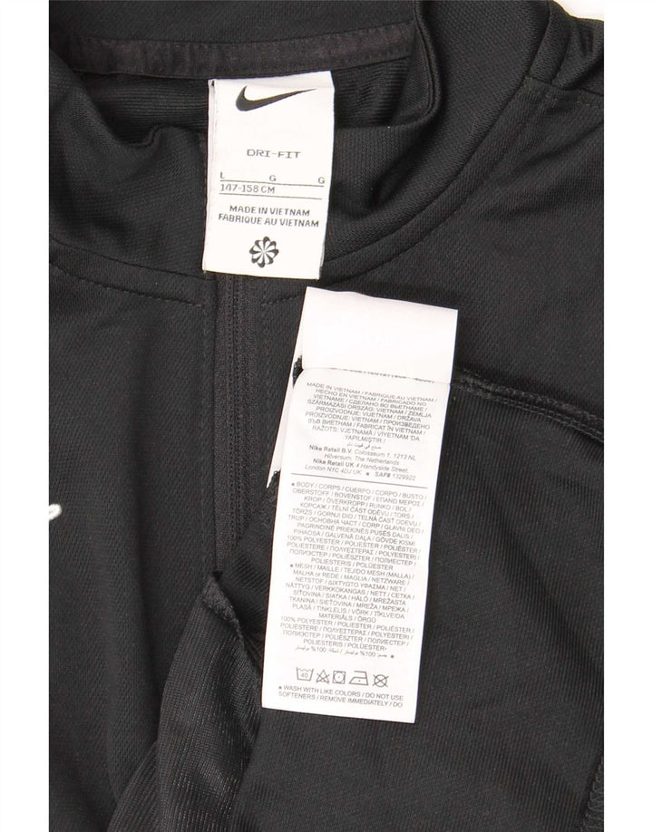 Giacca da tuta da ragazzo Nike Dri Fit Top Jacket 12-13 anni Large Nero Poliestere