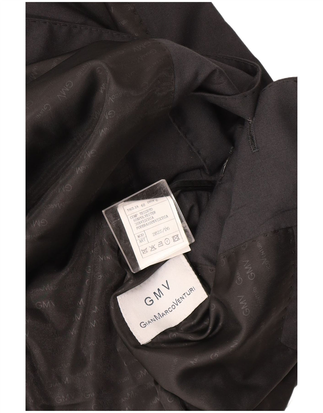 Gian Marco Venturi Abito Uomo 2 Bottoni 2 Pezzi IT 48 Medio W32 L26 Grigio