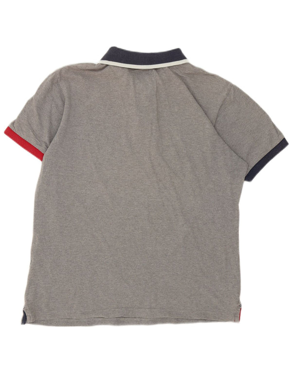 Polo da rugby grafica da uomo North Sails XL in cotone grigio
