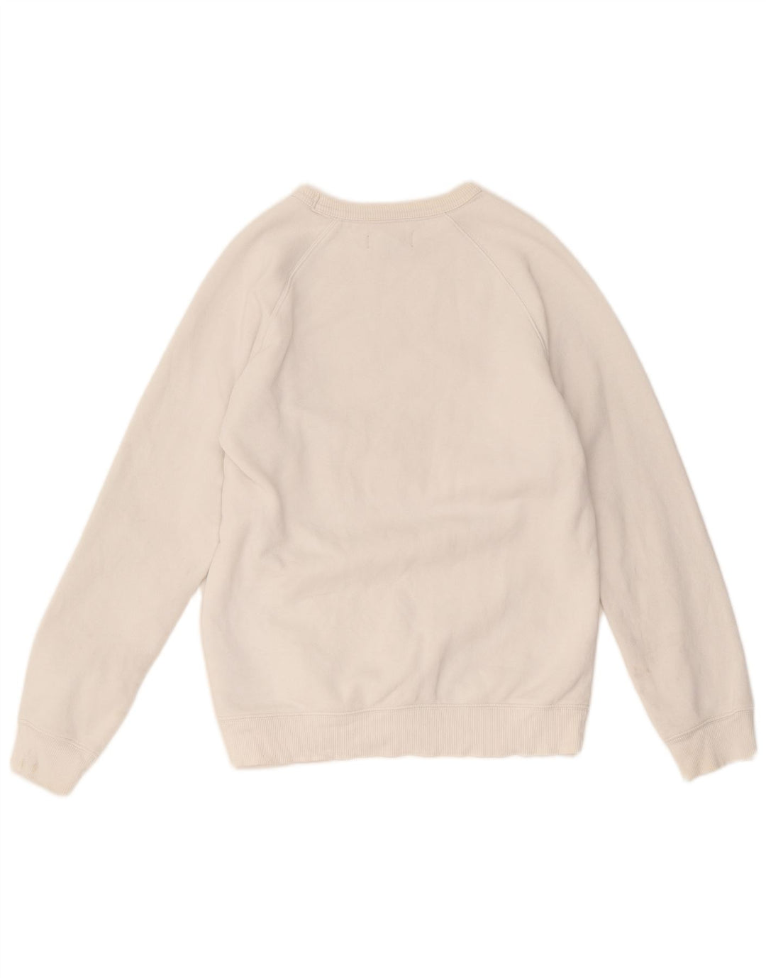 Felpa con grafica Adidas da uomo, piccola, in cotone bianco