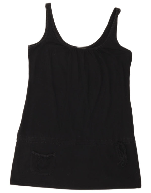 Abito sottoveste da donna Marks & Spencer UK 14 grande cotone nero