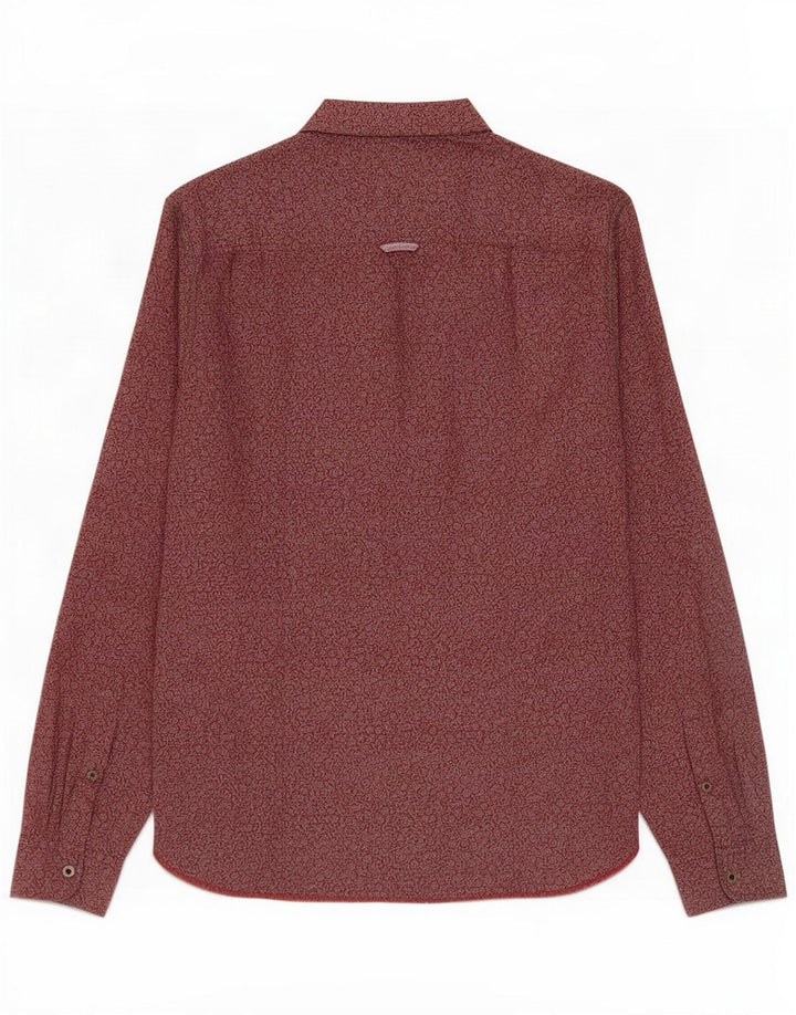 Camicia da uomo White Stuff Cotone cachemire bordeaux medio