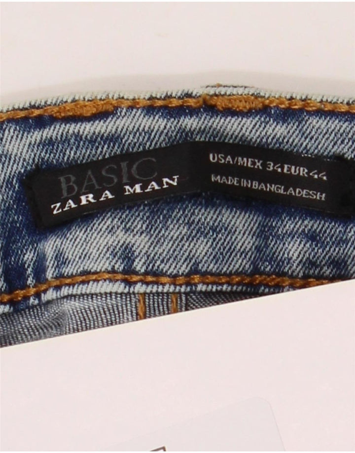 Jeans Zara Uomo affusolati W34 L26 Blu