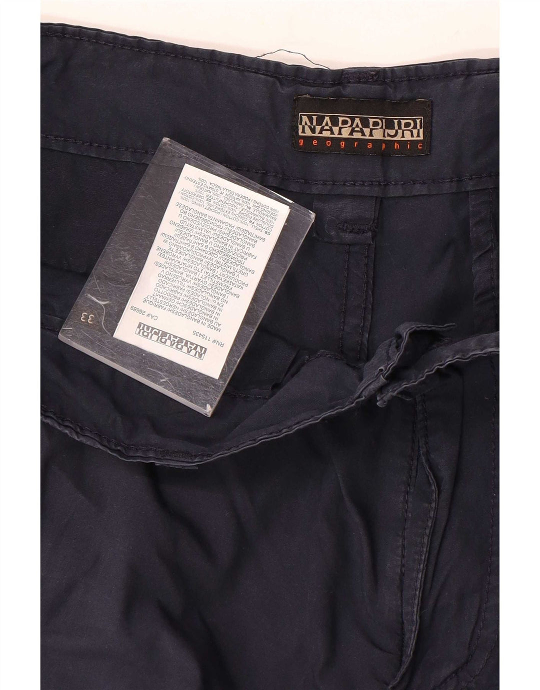Pantaloncini cargo da uomo Napapijri W33 cotone blu navy medio