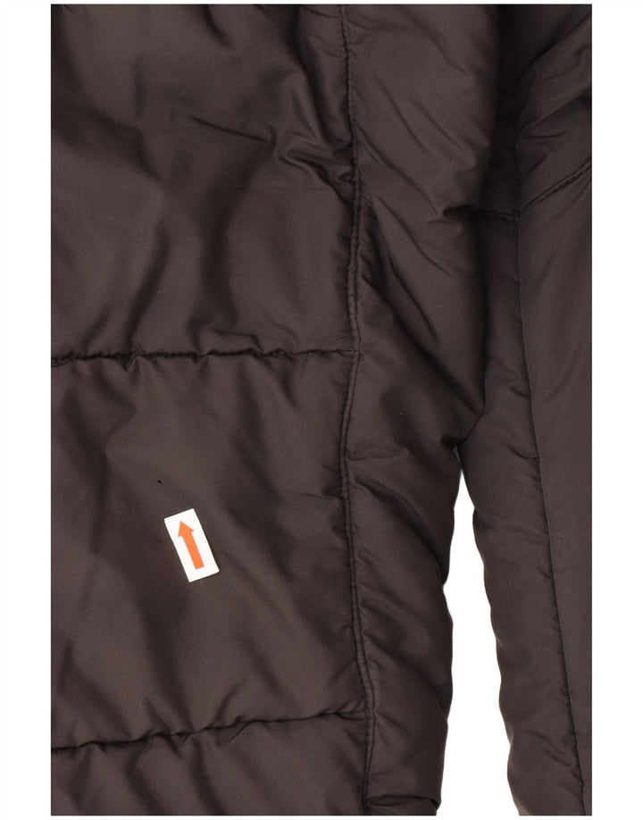 Cappotto imbottito con cappuccio da donna Jack Wolfskin UK 18 XL poliestere grigio